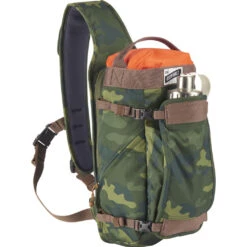 Kelty Spur 9L Sling Pack | Green Camo -Kelty KL17 Spur Camo waterbottle