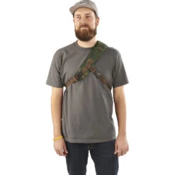 Kelty Spur 9L Sling Pack | Green Camo -Kelty KL17 Spur camo onbodyfront2