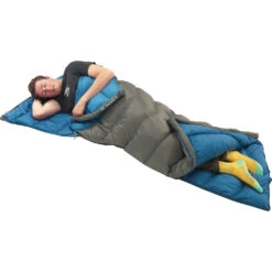 Kelty Galactic 30 Dridown Long Sleeping Bag | Gray/Blue 12 Kelty Galactic 30 Dridown Long Sleeping Bag | Gray/Blue -Kelty KL18 GalacticLong Feature02