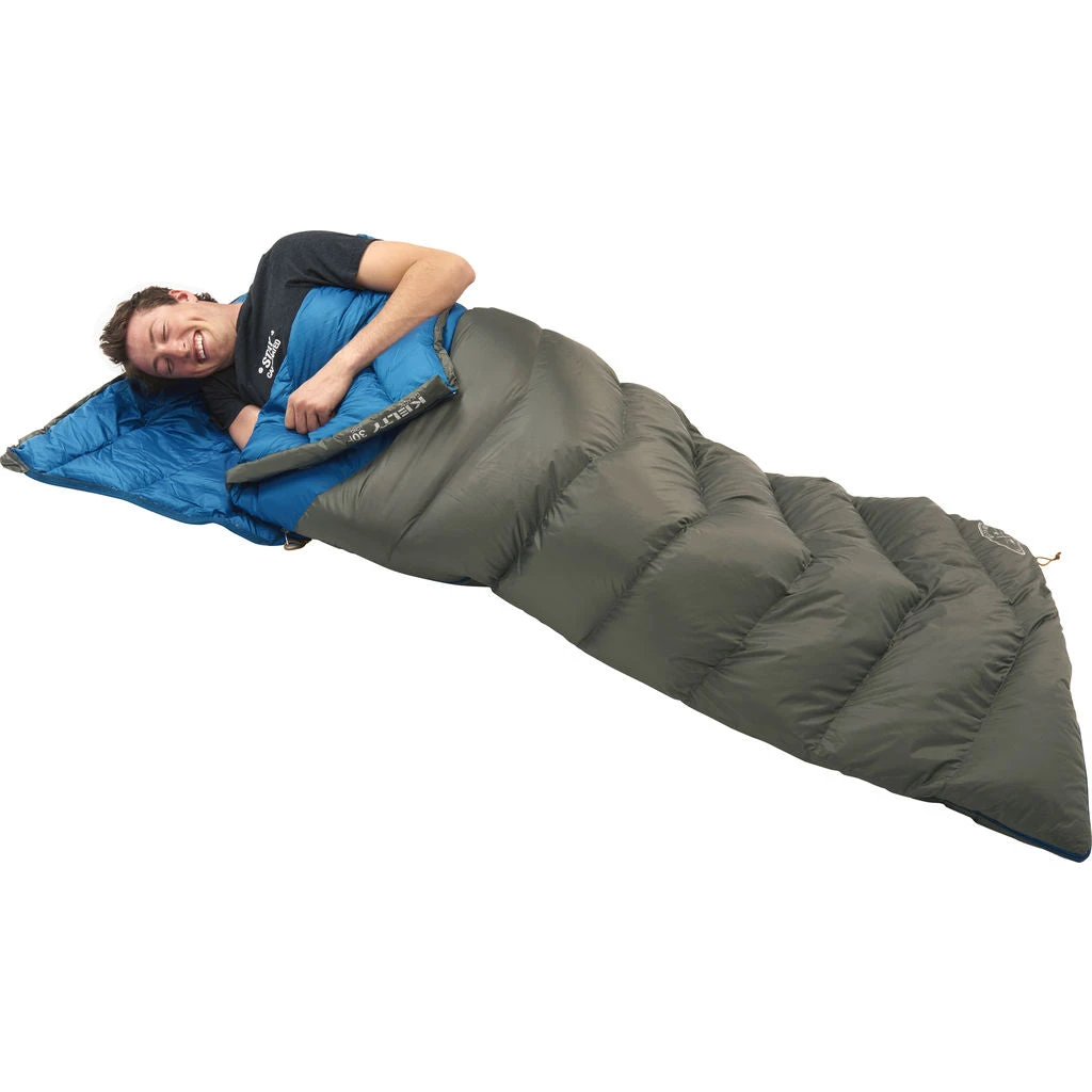 Kelty Galactic 30 Dridown Long Sleeping Bag | Gray/Blue 8 Kelty Galactic 30 Dridown Long Sleeping Bag | Gray/Blue - Image 6