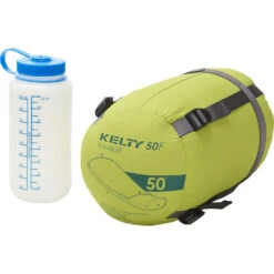 Kelty Rambler 50F Synthetic Sleeping Bag | Green -Kelty Rambler bag yellow StuffSack KL16