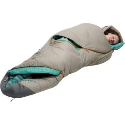 Kelty Sine 20F/EN 27F 800 Dridown Women's Sleeping Bag | Tan -Kelty Sine 20W tan feature4 KL17