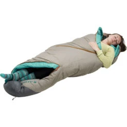 Kelty Sine 20F/EN 27F 800 Dridown Women's Sleeping Bag | Tan -Kelty Sine 20W tan feature5 KL17