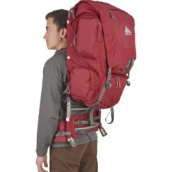 Kelty Trekker 65L M/L Backpack | Red -Kelty Trekker65 red Onbody KL16