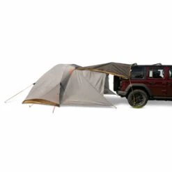 Kelty Caboose 4 Person Tailgate Tent - Smoke/Beluga/Dull Gold -Kelty kelty caboose 4 person tailgate tent smoke beluga dull gold 12