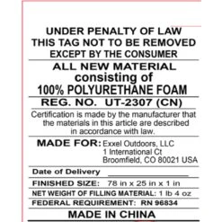 Kelty Cosmic SI Sleeping Pad - Lyons Blue -Kelty kelty cosmic si sleeping pad lyons blue 25