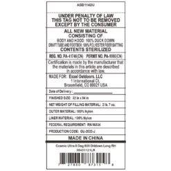 Kelty Cosmic Ultra 0 Deg 800 DriDown Sleeping Bag, Long Size, Right-Hand 13 Kelty Cosmic Ultra 0 Deg 800 DriDown Sleeping Bag, Long Size, Right-Hand -Kelty kelty cosmic ultra 0 deg 800 dridown sleeping bag long size right hand 128