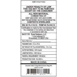 Kelty Cosmic Ultra 0 Deg 800 DriDown Sleeping Bag, Regular Size, Right-Hand -Kelty kelty cosmic ultra 0 deg 800 dridown sleeping bag regular size right hand 140