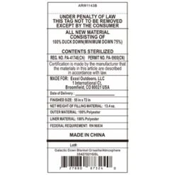 Kelty Galactic Down Blanket -Kelty kelty galactic down blanket 139