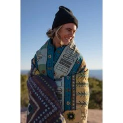 Kelty Jeanie's Blanket -Kelty kelty jeanie s blanket blankets one size stormy blue jeanie 35430422stb 34511109030055