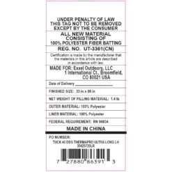 Kelty Tuck 40 Deg Thermapro Ultra Sleeping Bag, Long Size, Left-Hand 13 Kelty Tuck 40 Deg Thermapro Ultra Sleeping Bag, Long Size, Left-Hand -Kelty kelty tuck 40 deg thermapro ultra sleeping bag long size left hand 133