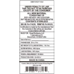 Kelty Womens Cosmic Ultra 20 Deg 800 DriDown Sleeping Bag, Regular Size, Right-Hand -Kelty kelty women s cosmic ultra 20 deg 800 dridown sleeping bag regular size right hand 106